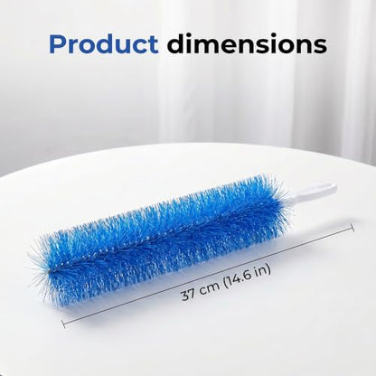 Bendable Microfiber Head, 2026 Upgraded Reusable Dust Remover, Washable Fan Cleaning Brush, for Electric Fans, Car Vents, Curtain，Blue：4 - color: Blue