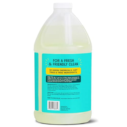Aunt Fannie's Ultra Concentrated Floor Cleaner Vinegar Wash, Multi-Surface Solution For Mopping, Value Size, Bright Lemon Scent, 64 oz - size: 64 Fl Oz (Pack of 1)