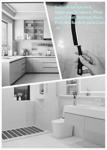 1 PCS Crevice Cleaning Brush,Hard Bristle Crevice Cleaning Brush,Crevice Cleaning Tool is Effective to Clean The Small Gap of Kitchen, tolilet and Windows. (1pcs) - style: 1pcs