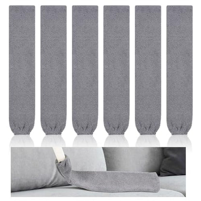 6pcs Gap Duster Covers Retractable Gap Dust Cleaner Cloth Flexible Refill Microfiber Cleaner Covers Reusable Washable Gap Dusting Cloth for Cleaning Under Refrigerator Sofa Couch Bed Furniture