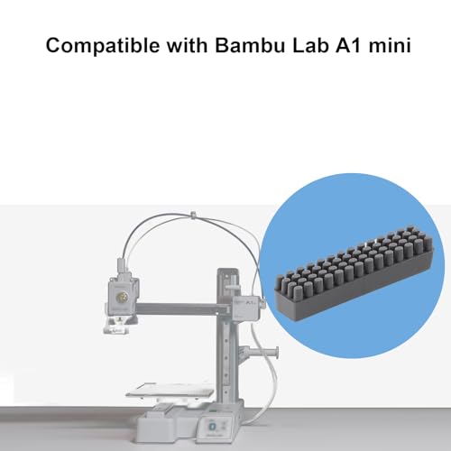 6Pcs A1 Mini Nozzle Brush, A1 Mini Wiper Silicone Brush Nozzle Cleaning Brush Compatible for Bambu Lab A1 Mini 3D Printer Heatbed Nozzle Wiper Cleaning Tool, (Only for A1 Mini) - style: A1 Mini Nozzle Brush