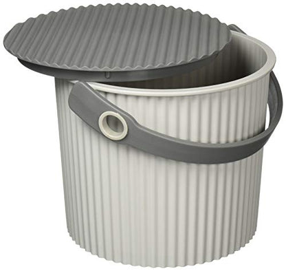 Hachimankasei 239734 Sceltevie Omnioutil Basket, Luxe Gray, Mini, 1.5 gal (4 L), Natural Luxe - color: Luxe Grey, style: Mini Size: 1.2 gal (4