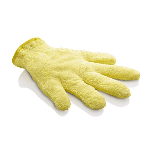E-Cloth High Performance Dusting Glove - Reusable Microfiber Dusting Glove for House Cleaning, Washable Mitt for Dust, Pet Fur, Furniture, Blinds, Wood, Kitchens, & Household Surfaces - 1 Pack - size: New Version
