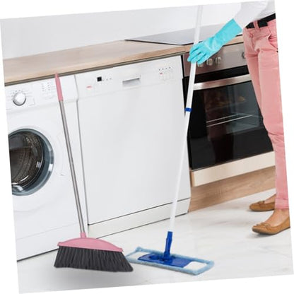 2pcs Wide Scrub Broom Stiff Bristles Broom for Deck Cleaning Patio Sweeping