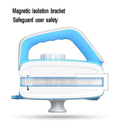 Double Side Magnetic Window Cleaner, Ultra-Strong Both Side Glass Wiper Surface Magnetic Cleaning Tool with Ergonomic Handle for Glazed Windows