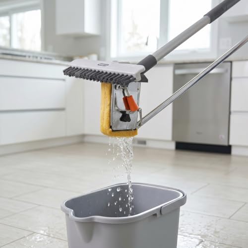 Sponge Mop Refill for Superio Mop 871 Only 9"x3" Screws: 6.5" Apart, 4 Pack - size: Replacement (4)