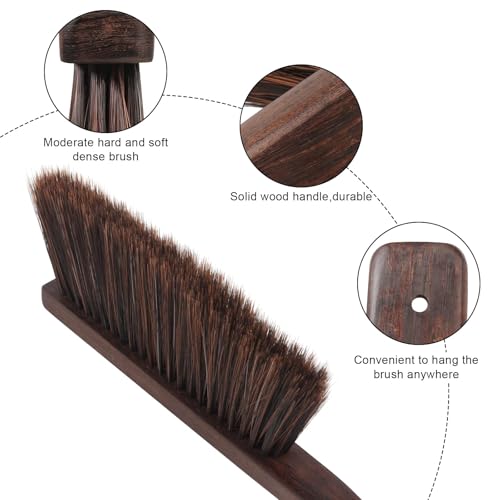 Dust Pan and Brush Set-Handheld Angled DustPan and Hand Broom Set, Large dust pan with handle,Heavy Duty Metal Dustpan and Brush Set Home For Small Item Sweeping Rubber Coated Easy to Grasp Handle - size: Dustpan and brush 11.8*14.3 Inch