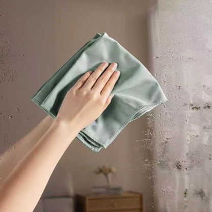Microfiber Glass Cleaning Cloth 8 Pack, 16 Inch X 12 Inch, Lint Free Quickly Clean Window, Glasses, Windshields, Mirrors, and Stainless Steel, Green - color: Green