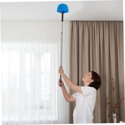 Cobweb Duster Head Twist on Spider Web Brush for Cleaning,Duster Refills Head Attachment Fits Standard Threaded Poles, No Pole,Hand Duster Dusters