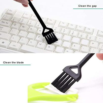 8pcs Handheld Groove Gap Cleaning Tools Door Window Track Cleaning Tools Groove Corner Crevice for Sliding Door Tile Lines Shutter Car Vents Air Conditioner Keyboard