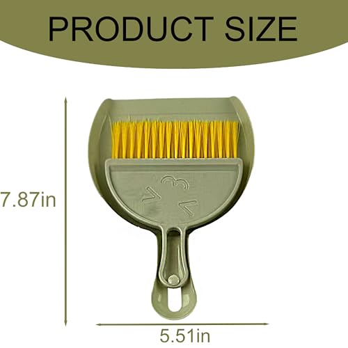 3PCS Hand Broom and Dustpan Set Mini Household Cleaning Tool Small Broom and Dustpan Set Soft Bristle Dust Pan and Brush Set for Home, Car, Table and Kids Cleaning