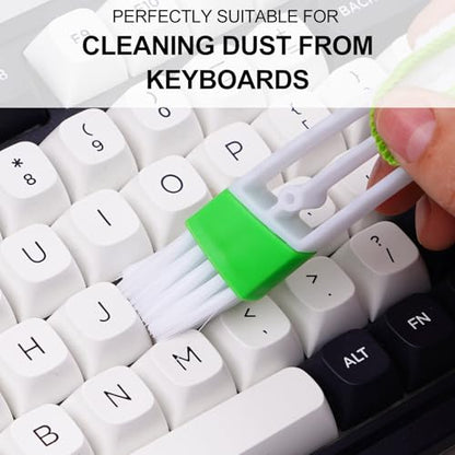 Air Vent Cleaning Brush, Car Vent Cleaner, Duster Brush, Multifunctional, Removable & Washable for Computer Keyboards, Fans, Car Interior Cleaning Air Conditions Fan Dusters