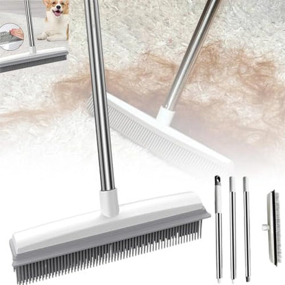 Broomwiz Pet Hair Removal, Broomwiz Carpet Scrubber, Petibo Pet Broom, Multifunctional Rubber Cat and Dog Hair Brooms (1 Pcs) - color: 1 Pcs