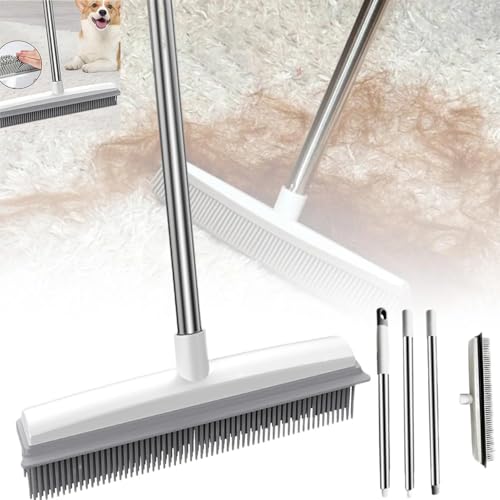 Broomwiz Pet Hair Removal, Broomwiz Carpet Scrubber, Petibo Pet Broom, Multifunctional Rubber Cat and Dog Hair Brooms (1 Pcs) - color: 1 Pcs