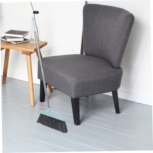 Heavy Duty Broom Indoor Dust Broom with Long Handle Angle Broom Hardwood Floor Cleaning Inside Soft Sweeping Brooms for House Kitchen Sweeper
