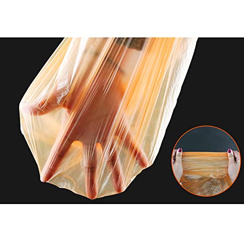 Small Trash Bags Strong Thicken Biodegradable Garbage Bag Wastebasket for Kitchen Office Home Bathroom Bedroom 100 Counts Random Color, Orange, 17.7 inch x 19.7 inch(45 x 50 cm)