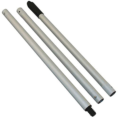 Kraft Tool CC263 5'; 3-piece Aluminum Broom Thread Handle, multi, one size