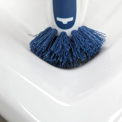 Unger 2-in-1 Bath and Tile Scrubber Brush Tool, Crevice Cleaning Supplies, Dishwasher Safe, Rounded Bristles for Bathroom Scrubbing, Great for Tile, Bathtubs, and Showers - size: Bath & Tile, style: 2-in-1 Bath & Tile Brush