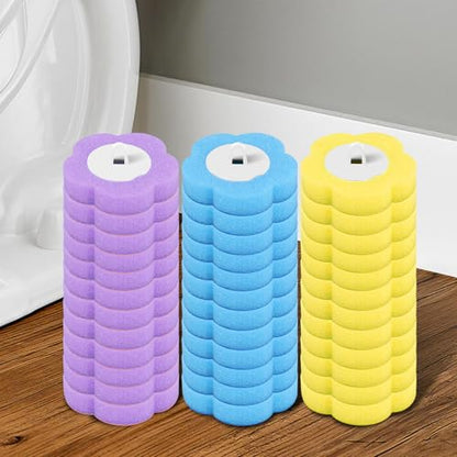 36 Toilet Brush Refills Replacement Heads for Wall Mounted Toilet Cleaning Kit Extended Handle 360 Deep Cleaning Bathroom - color: 36 Refills