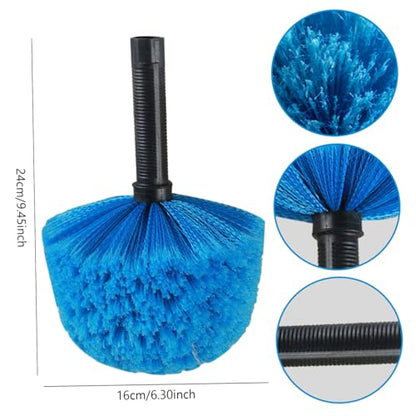 Cobweb Duster Head Twist on Spider Web Brush for Cleaning,Duster Refills Head Attachment Fits Standard Threaded Poles, No Pole,Hand Duster Dusters