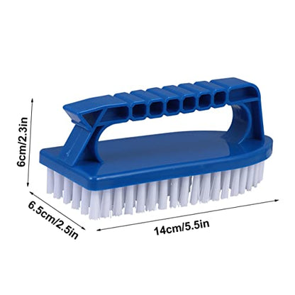 ibasenice 2pcs Heavy Duty Cleaning Brush for Sink Bathroom and Kitchen Ergonomic Handle for Easy Use Material for Performance for Scrubbing Showers and Floors