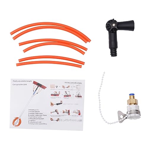 Telescopic Pole Water Fed Brush Premium Telescopic Rod Water Brush 20ft Single Head Efficient Cleaning Tool Aluminum Alloy Telescopic Rod