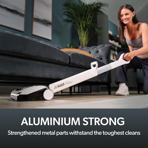 Gtech AirRAM Platinum Cordless Vacuum Cleaner - Includes Anti-Hair Wrap Brush Bar - Perfect for Carpet and Hardwood Floors - Rechargeable 22v Li-ion Battery - Lightweight (7 lbs.) - style: AirRAM2 Platinum Cordless Upright