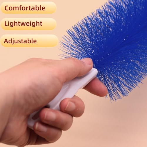 Bendable Microfiber Head, Reusable Dust Remover, Long Fan Cleaning Brush Duster with Flexible Bendable Head, for Electric Fans Air Conditioning, Home Car Vents, Curtain (4PCS Gray) - color: 4pcs Gray