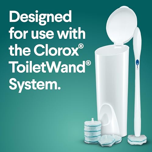 CLOROX ToiletWand Toilet Cleaner Refills, Toilet brush, Rainforest Rush, 10 Count (Pack of 6) - size: 10 Count (Pack of 6)