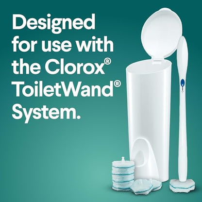 CLOROX ToiletWand Toilet Cleaner Refills, Toilet brush, Rainforest Rush, 10 Count (Pack of 6) - size: 10 Count (Pack of 6)