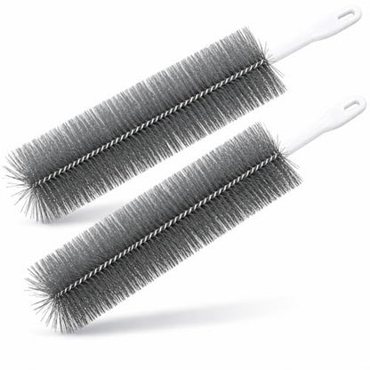 Fan Cleaning Brush, Bendable Microfiber Head,Reusable Dust Remover, Fan Cleaning Brush Duster for Air Conditioning Shutters, Ceiling Fan Blades, Air Vents, Curtains ，2PC*Gray - color: 2pc*gray