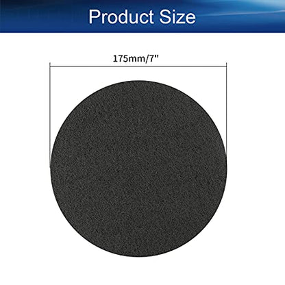 Auniwaig 2Pcs 7 Inch 1000-Grit Drill Power Brush Tile Scrubber Scouring Pads Disc Hook and Loop Cleaning for Bathroom & Kitchen Cleaning Gray - size: 1000# 2pcs