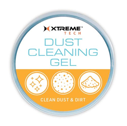 Xtreme Dust Cleaning Gel for Computers, Keyboards, Electronics, Car Interiors, and More, Designed to Easily Remove Dust and Dirt from Hard-to-Reach Places, Electronic Safe, 3.5 oz