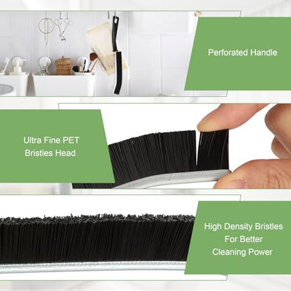 3 Pcs Crevice Cleaning Brush, 2023 Updated Premium Hard Bristle Cleaning Brush, Multifunctional Gap Cleaning Brush for House Use Dead Corners Window Groove Bathroom Kitchen Gap Utensils
