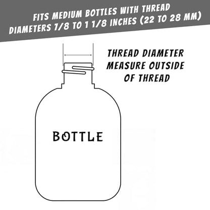 3 Pack Bottle Emptying Kit Soap & Lotion Bottles Saver Connector Coupler Transfer Connector Between Bottles for Soap, Lotion, Shampoo, Conditioner, 1.54 x 1.61 Inches(Grey) - color: Gray