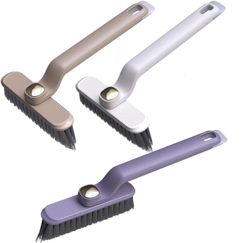 3 PCS Multi-Function Rotating Crevice Cleaning Brush, 2025 Upgrade Hard Bristle Crevice Gap Cleaning Brush, 360 Degree No Dead Corners Household Cleaning Tool for Cleaning Kitchen Bathroom (3 Colors) - color: 3 Colors