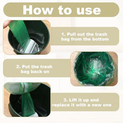 2 Pcs Trash Bag Dispenser,Garbage Bag Dispenser For Inside Trash Can,Trash Can Liner Dispenser For Bottom Of Can, Wall Mount Garbage Bag Dispenser Kitchen Bathroom Toilet Storage Organization