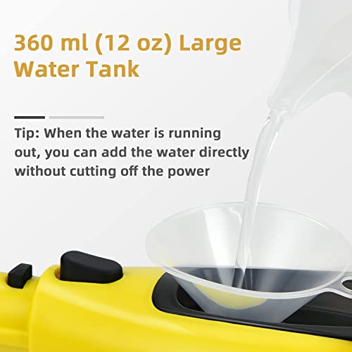 Goplus Multipurpose Handheld Pressurized Steam Cleaner, Yellow - color: Yellow