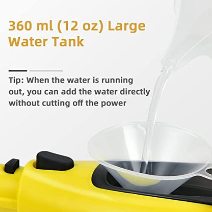 Goplus Multipurpose Handheld Pressurized Steam Cleaner, Yellow - color: Yellow