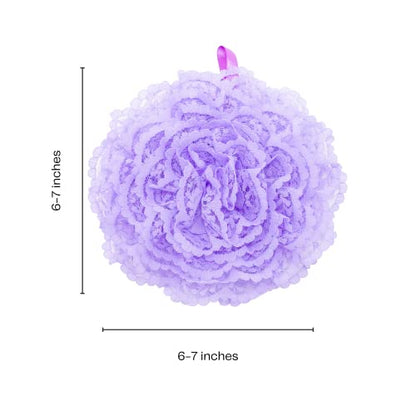 Reusable sponge, washable scrubber, non-scratching, odorless dish scrubbie - Peony collection 1ct (Lavender) - color: Lavender