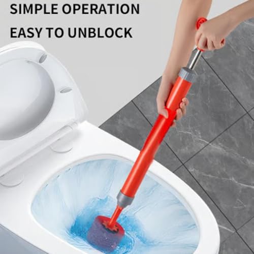 All-Purpose Toilet Unclogging Tool, 2026 High-Pressure Toilets Plunger Clog Remover, Home Sink Clog Remover Cleaning Tool, For Kitchen, Bathroom (1PCS) - color: 1PCS