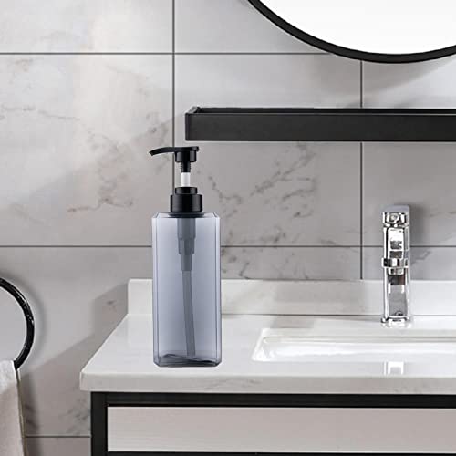 Laundry Dispenser Container Bottle Liquid Laundry Soap Bottle, 650ml Gray - color: 650ml Gray