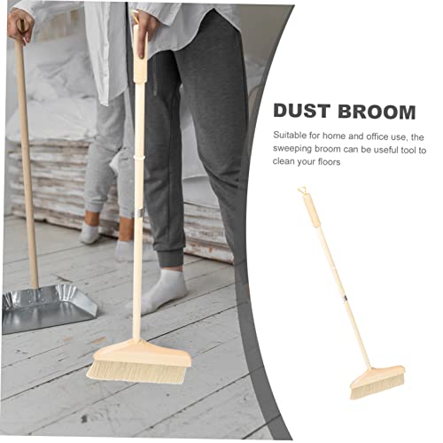 SECFOU Camping Broom Soft Bristle Floor Sweep Long Handle Broom Dust Brush for Indoor Cleaning