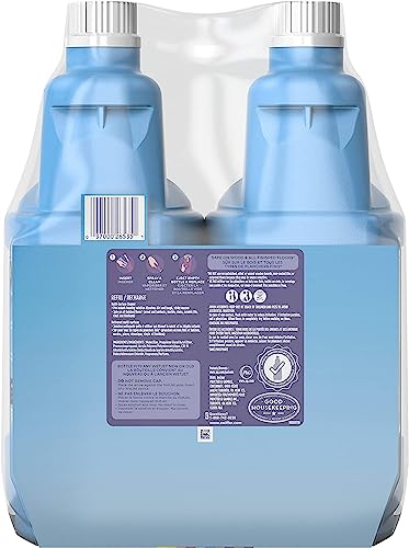 Swiffer Wetjet Hardwood Floor Mopping and Cleaning Solution Refills, All Purpose Cleaning Product, Open Window Fresh Scent, 1.25 Liter, 2 Pack (Packaging may vary) - size: 84.4 Fl Oz (Pack of 1)