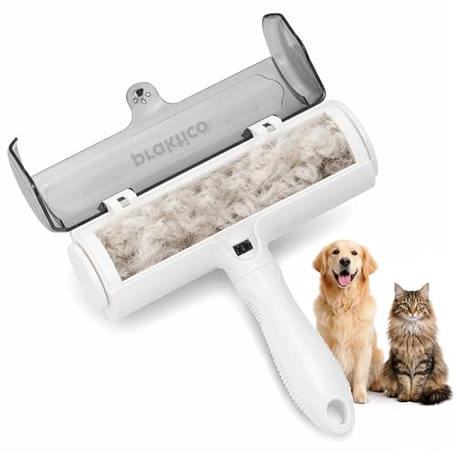 Pet Hair Lint Remover Brush, Reusable Lint Roller for Pet Hair,Self Clean Dog Cat Fur Removal Brush, from Carpet, Furniture, Rugs, Laundry, Bedding, Sofa-White