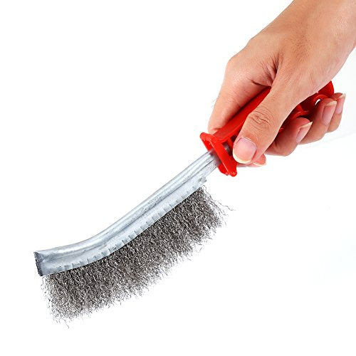 Crevice Cleaning Brush, 250mm/9.84 inches House Cleaning Supplies Gap Cleaning Tools Home Essentials Hard Bristle Crevice Cleaner Brush for Household Use