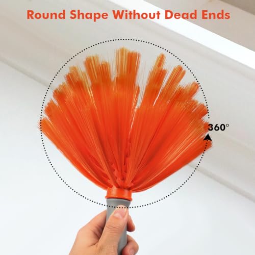 Ceiling Fan Cleaner, Extended Duster with Aluminum Pole, Adjusts 15 to 72 Inch for Cleaning Bookshelves, Window Tops - size: Aluminum 6Feet