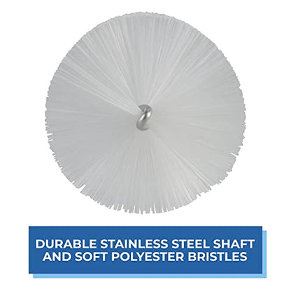 Vikan 53705 Tube Brush,2.4",PP/PBT,White - color: White