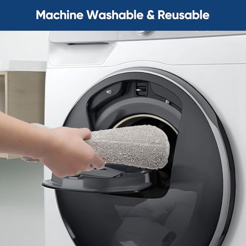 Seyola Steam Mop Pads for Floor Cleaning, Washable and Reusable Replacement Mop Pads 6pack - color: Grey