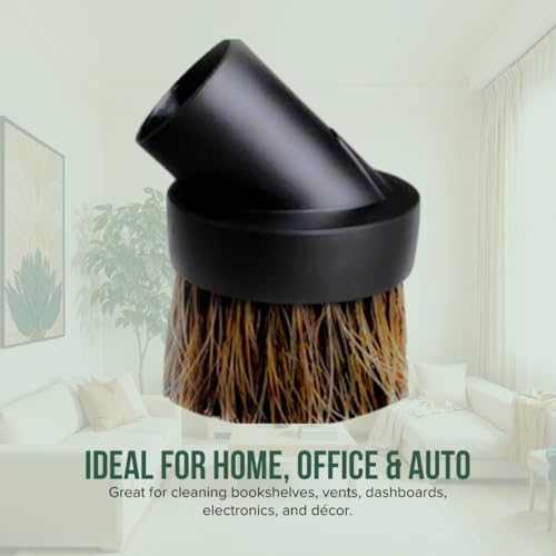 Selgo niversal Vacuum Cleaner Dusting Brush with Horse Hair Bristles, Black (Dusting Brush), Pack of 10 - size: Dusting Brush